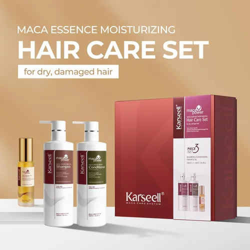 Miniatura 2 de Karseell Conjunto de Tratamiento Capilar de Colágeno para el Cuidado del Cabello, Champú y Acondicionador con Aceite para Cabello Seco Dañado Todos