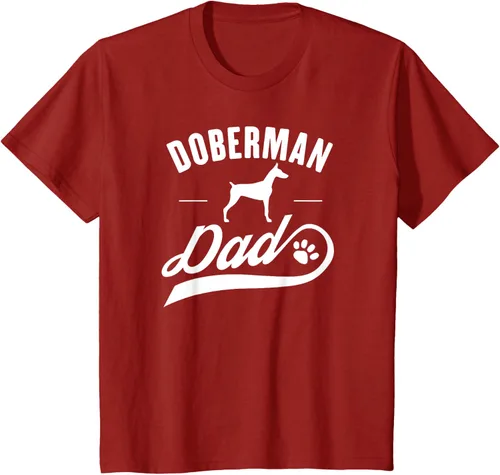 Miniatura 68 de Doberman Dad - Camiseta para amante del dueño del perro, Negro, S