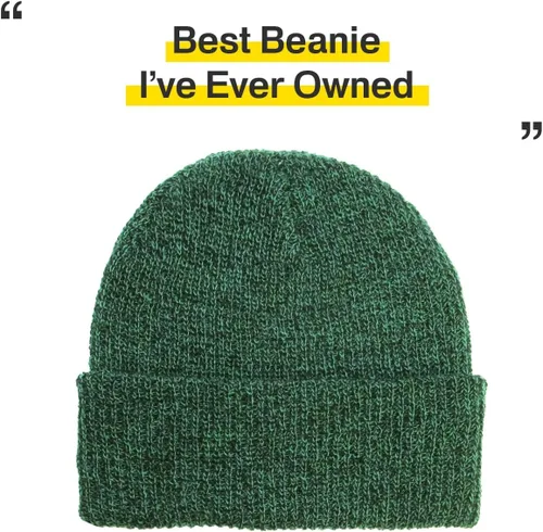 Miniatura 147 de KBETHOS Cómoda colección de gorros suaves y holgados de algodón de punto acrílico para invierno, cálido sombrero de esquí holgado unisex varios