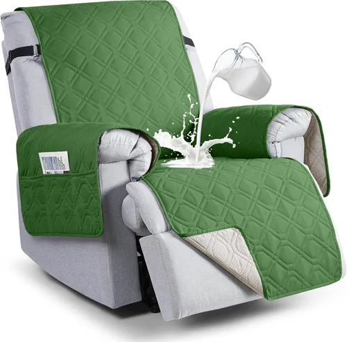 Miniatura 13 de VANSOFY Fundas 100% impermeables para sillas reclinables, funda antideslizante para silla reclinable para perros, protector de muebles, funda