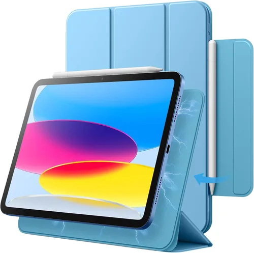 Miniatura 11 de JETech Funda magnética para iPad (A16) de 11ª/10ª generación (2025/2022), accesorio magnético, funda delgada para tableta con encendido y apagado