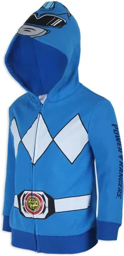 Miniatura 3 de Hasbro Power Rangers - Sudadera con capucha con cremallera para niños pequeños, azulrojo