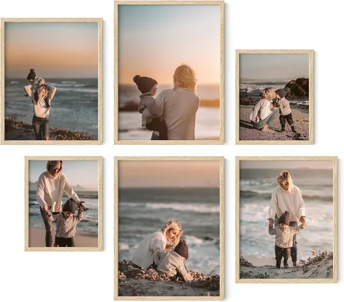 HAUS AND HUES Crea tu propio arte de pared personalizado para galería, imprime imágenes desde tu teléfono y carga tus imágenes para regalos de fotos