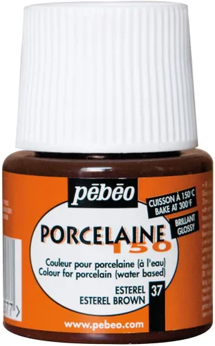 Miniatura 21 de Pebeo Porcelaine 150, Pintura China, Botella 1.5 fl oz - Blanco Perla