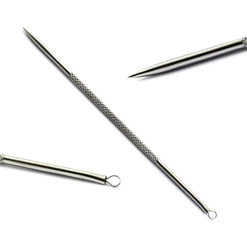 Miniatura 7 de Extractores de Comedone, herramientas de eliminación de puntos negros, acné, espinillas, removedor de espinillas, removedor de espinillas, manicura