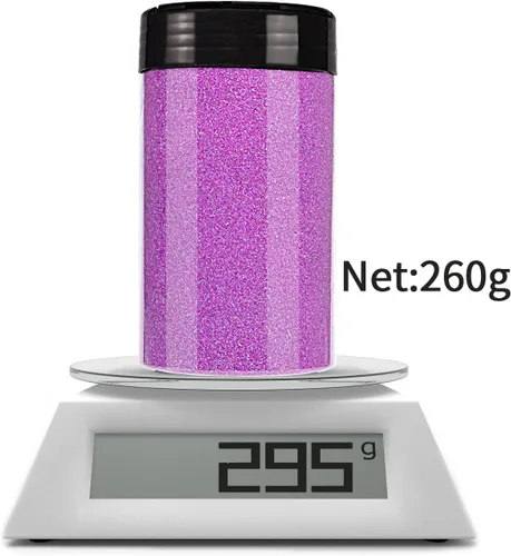 Miniatura 4 de Paquete de botella agitadora de alta capacidad de 9.17 oz, purpurina metálica fina, purpurina ANGXILIN para hacer joyas de vasos, resina epoxi