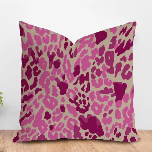 Miniatura 35 de ArogGeld Funda de almohada para sofá, guepardo y leopardo, estampado de leopardo, funda de cojín decorativa de granja para sala de estar