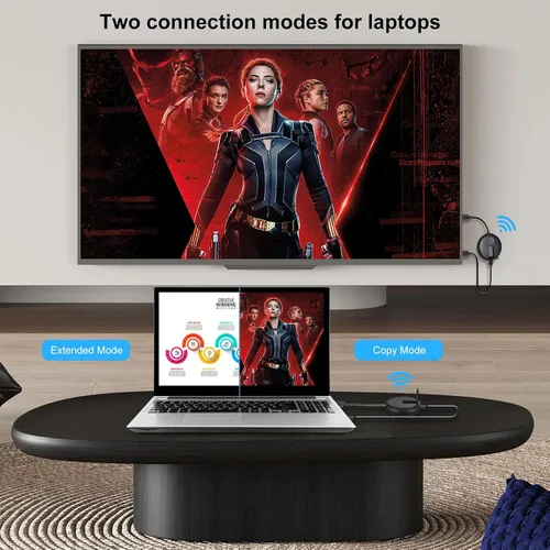 Miniatura 6 de Kit de transmisor y receptor HDMI inalámbrico. Extensor inalámbrico HDMI compatible con frecuencias de 2.4/5 GHz para transmisión de video y audio