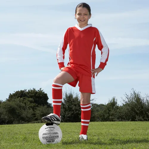 Miniatura 7 de KWOOD Balón de Fútbol Clásico Personalizado, Balón de Fútbol Grabado con Bomba Premium para Entrenamiento y Recreación, Disponible