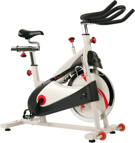 Miniatura 12 de Sunny Health & Fitness Stationary Exercise Bike Machine w/ Adjustable Cushion Seat & Multi-Grip Handlebar, Indoor Cycling Equipment for Home Cardio