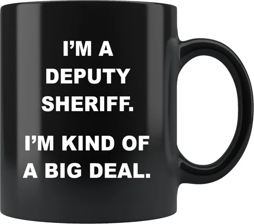 Deputy Sheriff Gifts, Gift for Deputy Sheriff, Funny Deputy Sheriff Mug, Big Deal Deputy Sheriff Coffee Mug, Sheriff Christmas Gift, Cop Mug