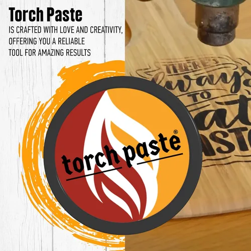 Miniatura 7 de Torch Paste - La pasta original para quemar madera Fabricada en EE. UU. Pasta no tóxica activada por calor para manualidades y grabado