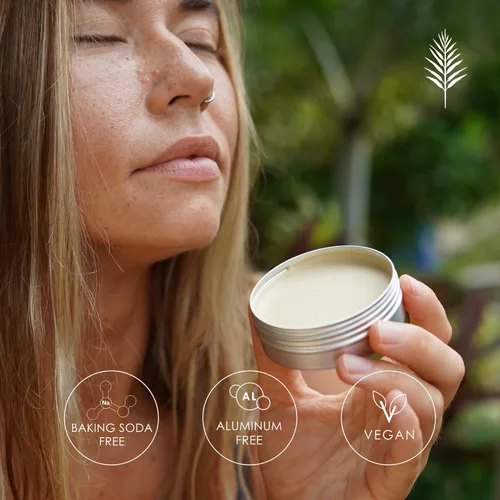 Miniatura 6 de Crema desodorante natural para mujeres y hombres, desodorante sin aluminio con magnesio e ingredientes orgánicos para pieles sensibles, vegano