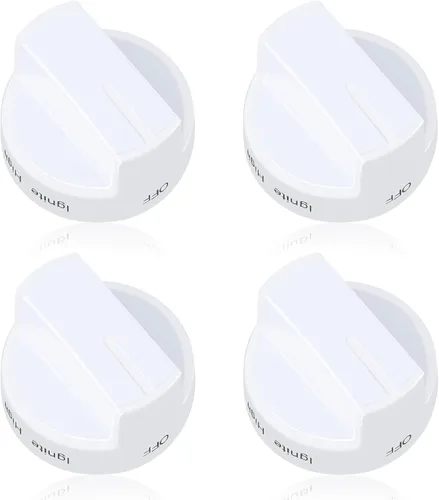 Miniatura 7 de W10339443 Perilla de Estufa de Gas Blanca, Pieza de Repuesto de Perilla del Quemador de Superficie Compatible con Estufa/Cocina/Horno Whirlpool