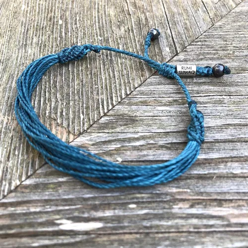 Miniatura 21 de Rumi Sumaq Pulsera de concientización para hombres, mujeres y niños – Pulsera de apoyo tejida ajustable anudada a mano – Pulsera de conciencia sutil