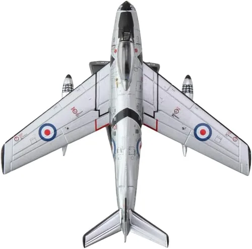 Miniatura 6 de CAC Avon Sabre Royal Australian Air Force Modelo de avión fundido a presión escala 1/110 con soporte de exhibición, coleccionable altamente