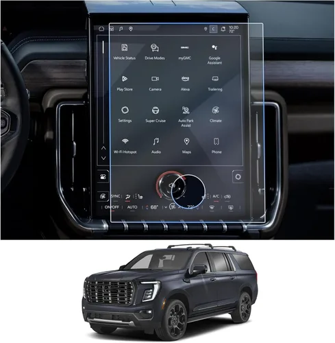 Miniatura 16 de CDEFG 3 protectores de pantalla mate para GMC Yukon 2025 2026, sin reflejos ni huellas dactilares, vidrio templado para GMC Yukon 2025 2026, 3