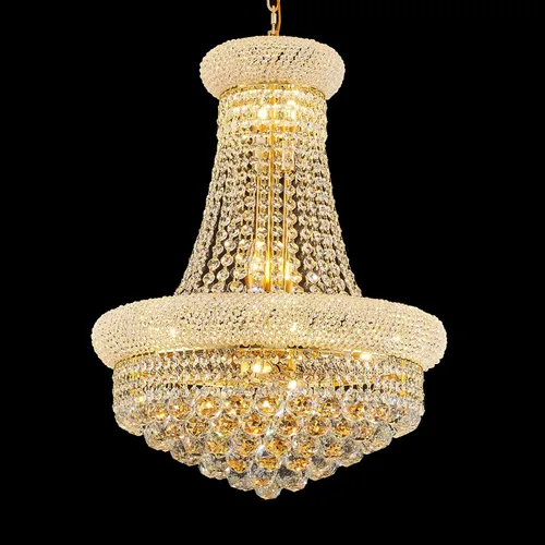 Miniatura 13 de Candelabros rectangulares de cristal para comedor, 10 luces de altura ajustable, lámpara de techo ovalada de cristal para isla de cocina, acabado