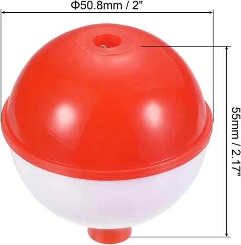 Miniatura 2 de PATIKIL Bobber de pesca, ABS botón redondo boya pesca flotador aparejos