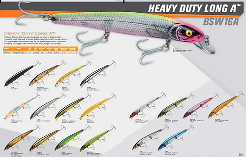 Miniatura 2 de Bomber Señuelos Long A Slender Minnow Jerbait Señuelo de Pesca Cabeza roja con destello plateado