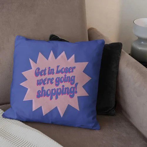 Miniatura 3 de Northwest Mean Girls - Almohada de 18 x 18 pulgadas, Get in Losers