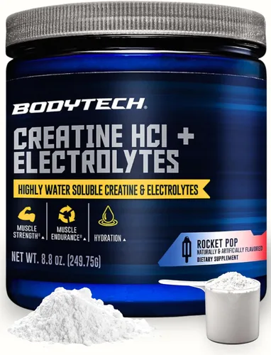 Miniatura 17 de BODYTECH Polvo de Monohidrato de Creatina 100% Puro - Micronizado para Máxima Absorción - Apoya la Fuerza Muscular y Potencia de Salida - Sin Sabor