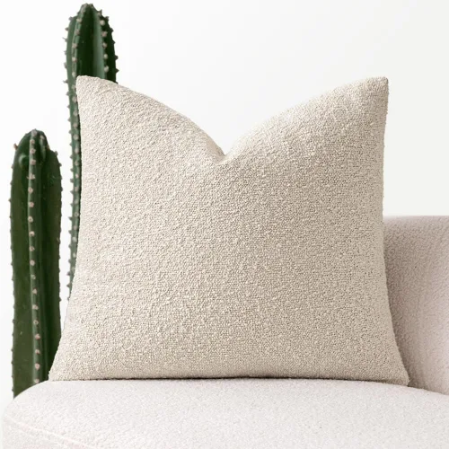 Miniatura 21 de MIULEE Funda de almohada texturizada con diseño de boucle, color azul aguamarina, funda de almohada lumbar sólida, decorativa de primavera, suave