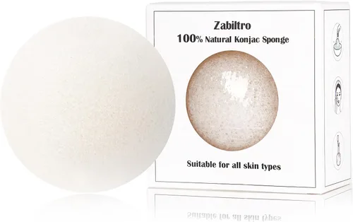 Miniatura 11 de Esponjas faciales naturales de Konjac - Semicírculos - para una limpieza suave de la cara y exfoliación ecológica - Cuidado de la piel - Limpieza