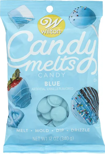 Miniatura 21 de Wilton, caramelos que se derriten, negro, 10 onzas