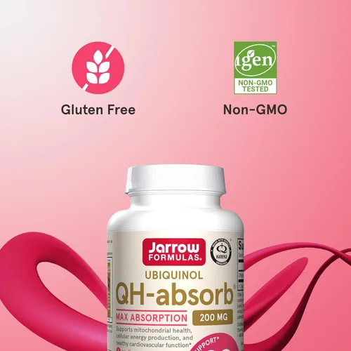 Miniatura 5 de Jarrow Formulas QH-Absorb 200 mg - 60 cápsulas blandas - Co-Q10 de alta absorción - Forma antioxidante activa de Co-Q10 - Apoya la producción