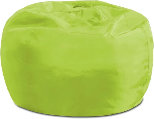 Miniatura 174 de Posh Beanbags - Sillón puff grande, 38 pulgadas, color azul rey sólido Nylon suave - Azul real