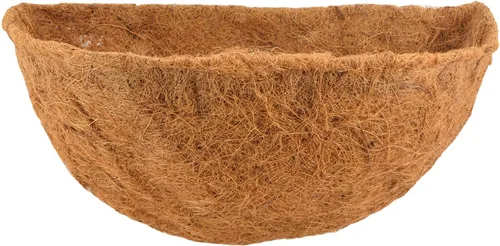 Miniatura 6 de Arcadia Garden Products - Forro de coco extra duradero 1547B de 12 pulgadas para macetas redondas colgantes, forro de repuesto de fibra de coco