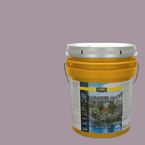 Miniatura 55 de Rodda Paint CASCADIA XL - Pintura e imprimación satinada para exteriores en uno, cuarto de galón, blanco abstracto