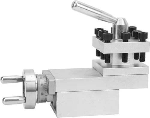 Miniatura 6 de Herramienta de torno de aleación de aluminio Mg, abrazadera de poste de vicio, fácil instalación, a prueba de óxido, movimiento estable