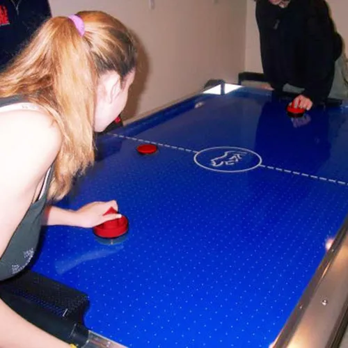 Miniatura 4 de Brybelly Discos de hockey de aire - Accesorios para sala de juegos, mesa de juegos para niños y adultos