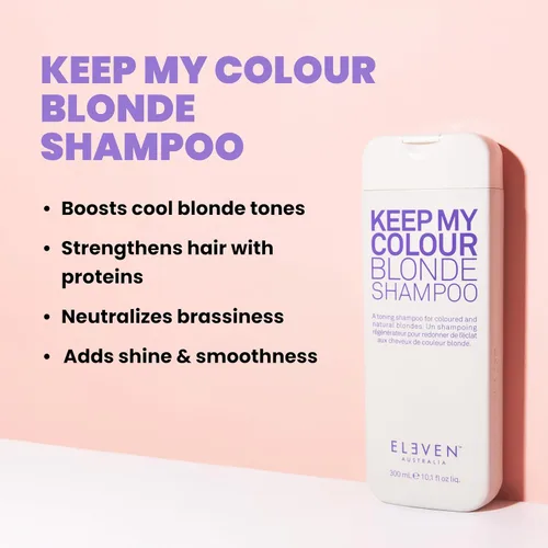 Miniatura 2 de ELEVEN AUSTRALIA Keep My Colour Blonde Shampoo Perfecto Para Cualquier Rubio Natural o No