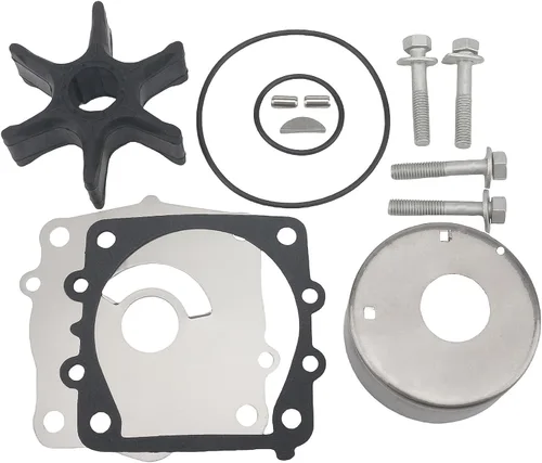 Miniatura 12 de 6N0-W0078 Kit de impulsor de bomba de agua para Yamaha fueraborda 2 tiempos de 6 8 HP 6G1-W0078-00-00 6G1-W0078-A1-00 Sierra 18-3460