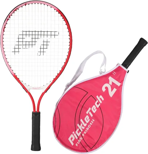 Miniatura 31 de PICKLETECH Kids Tennis Racket for Junior Toddlers Starter Kit 17-25" Tennis Racquet for Girls and Boys with Carry Bag, Lightweight for Beginners Rosa