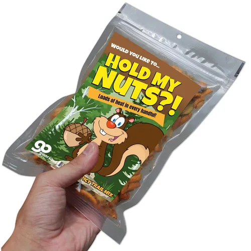 Miniatura 9 de Hold My Nuts Mezcla de condimentos picantes - Divertido diseño de ardilla con bellota - Aperitivos picantes para hombres y mujeres - Mezcla premium