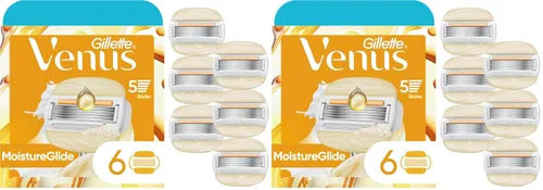 Miniatura 11 de Venus MoistureGlide - Cuchillas de afeitar para mujer, con barras de gel de afeitado integradas, 6 repuestos de cuchillas de afeitar