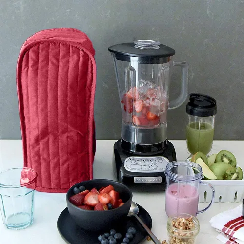Miniatura 7 de Cubierta antipolvo para licuadora de cocina, cubierta de poliéster antihuellas dactilares para batidora o cafetera, a prueba de polvo, resistente a