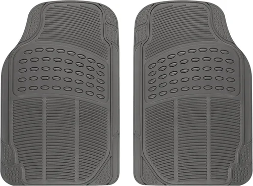 Miniatura 18 de BDK ProLiner Alfombrillas para automóvil, camiones, SUV, 2 piezas para todo tipo de clima con diseño de ajuste universal, tapetes duraderos
