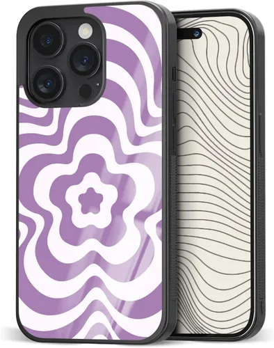 Fundas de teléfono con estampado de flores, Kawaii para niñas, estéticas para iPhone 11, 12, 13, 14, 15, 16 Pro Max Plus Mini X 7 8 SE, para Samsung