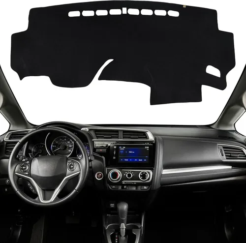 Miniatura 22 de Cubierta de tablero Tapete de salpicadero Compatible con Ho-nda Civic 2015-2012 (para transmisión izquierda), tapete de salpicadero para coche