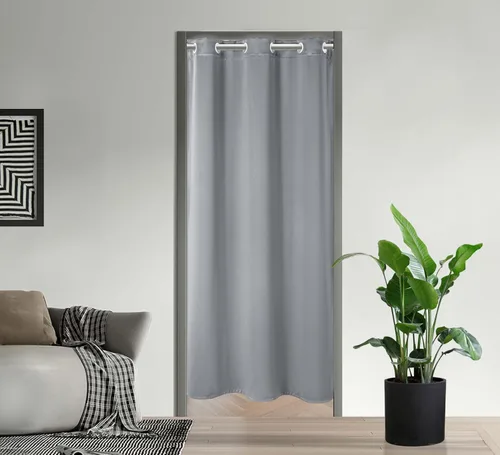 Miniatura 135 de PI Cortinas opacas para dormitorio, tratamiento de ventana con aislamiento térmico de anillo superior, cortinas oscurecedoras de habitación