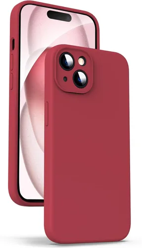 Miniatura 105 de Supdeal Funda de silicona líquida para iPhone 12 Pro Max, [protección de cámara] [antihuellas dactilares] [carga inalámbrica] Funda protectora de 4