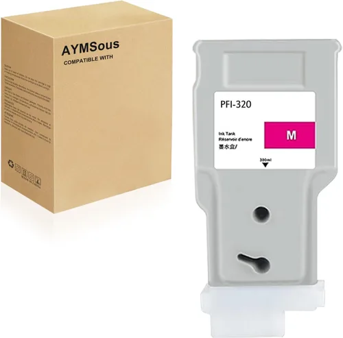 Miniatura 10 de Cartucho de tinta compatible de repuesto para Canon PFI-320 PFI320 PFI-320BK PFI320BK 300ML para Canon imagePROGRAF IPF TM-200 IPF TM-205 IPF TM-300