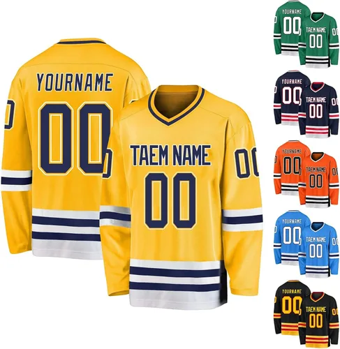 Miniatura 19 de Camisetas de hockey personalizadas para niños y niñas, camiseta de hockey personalizada para niños, regalos de hockey personalizados