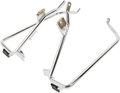 Miniatura 10 de TCT-MOTORPARTS Soportes de conversión para bolsas de sillín Guardaapoyo Compatible con Harley Heritage Springer Softail Fatboy FLSTF FLSTS 1984-2017