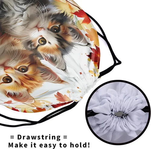 Miniatura 166 de Bolsa de agarre de gimnasia de piel de animal, bolsa de gimnasia con cordón ajustable, bolsa de cuerda para fauna silvestre, Mariposas Galaxy